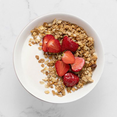 Jogurt z granolą i owocami